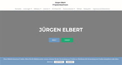 Desktop Screenshot of juergen-elbert.de